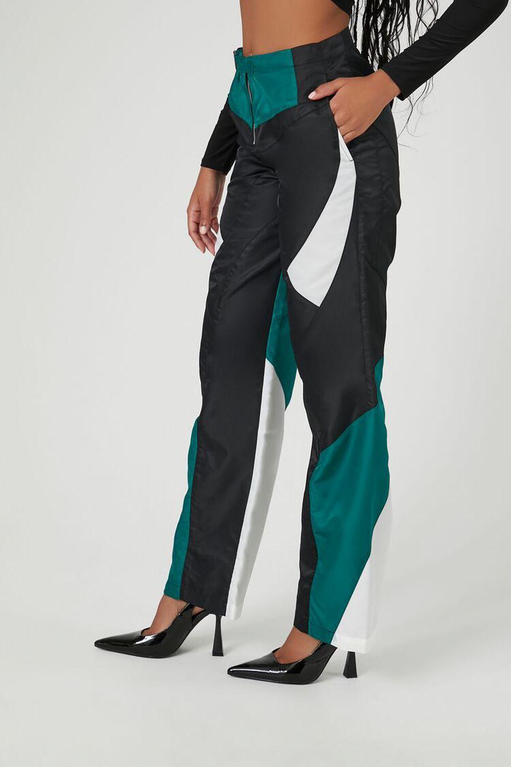 Colorblock Wide-Leg Pants | Forever 21 Product Image