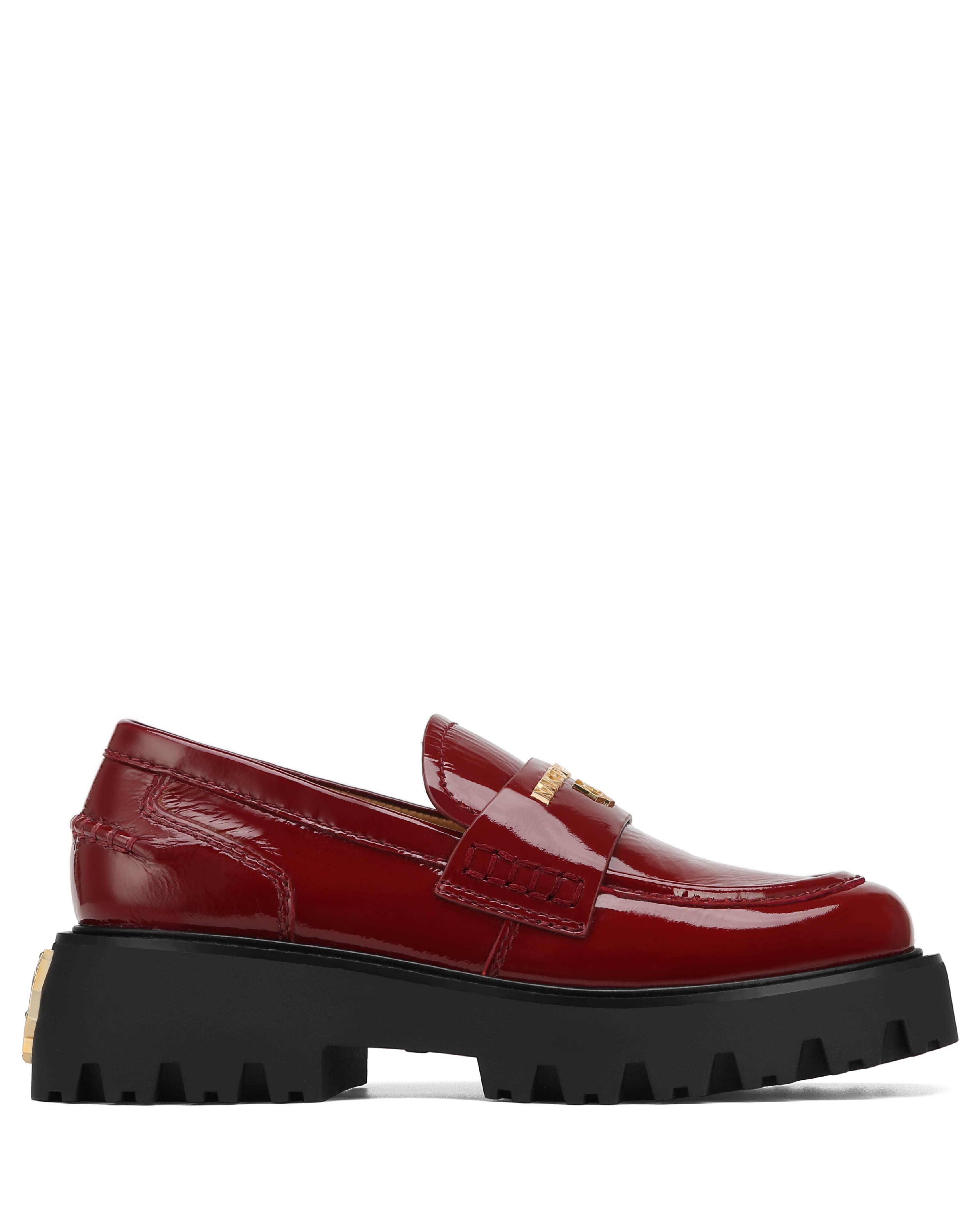 Flawed Burgundy Crinkle Patent Leather product image