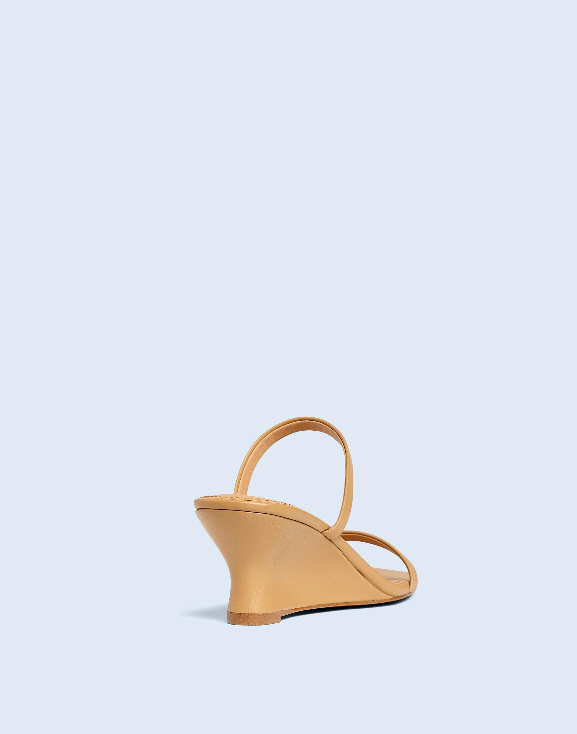 The Kimmy Wedge Sandal in Leather Product Image