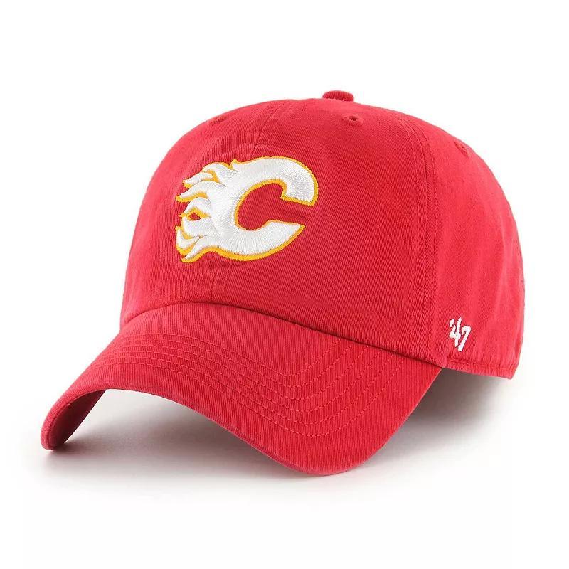 Mens 47 Red Calgary Flames Classic Franchise Fitted Hat Product Image