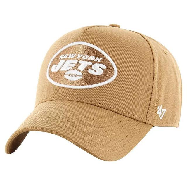 Mens 47 Tan New York Jets Ballpark MVP Adjustable Hat Product Image