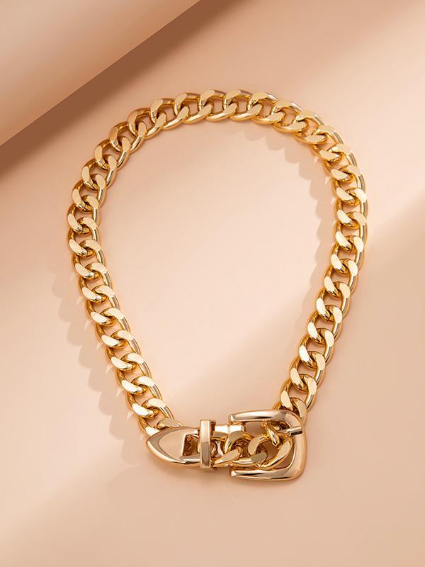 Punk Chains Hollow Necklaces Accessories Product Image