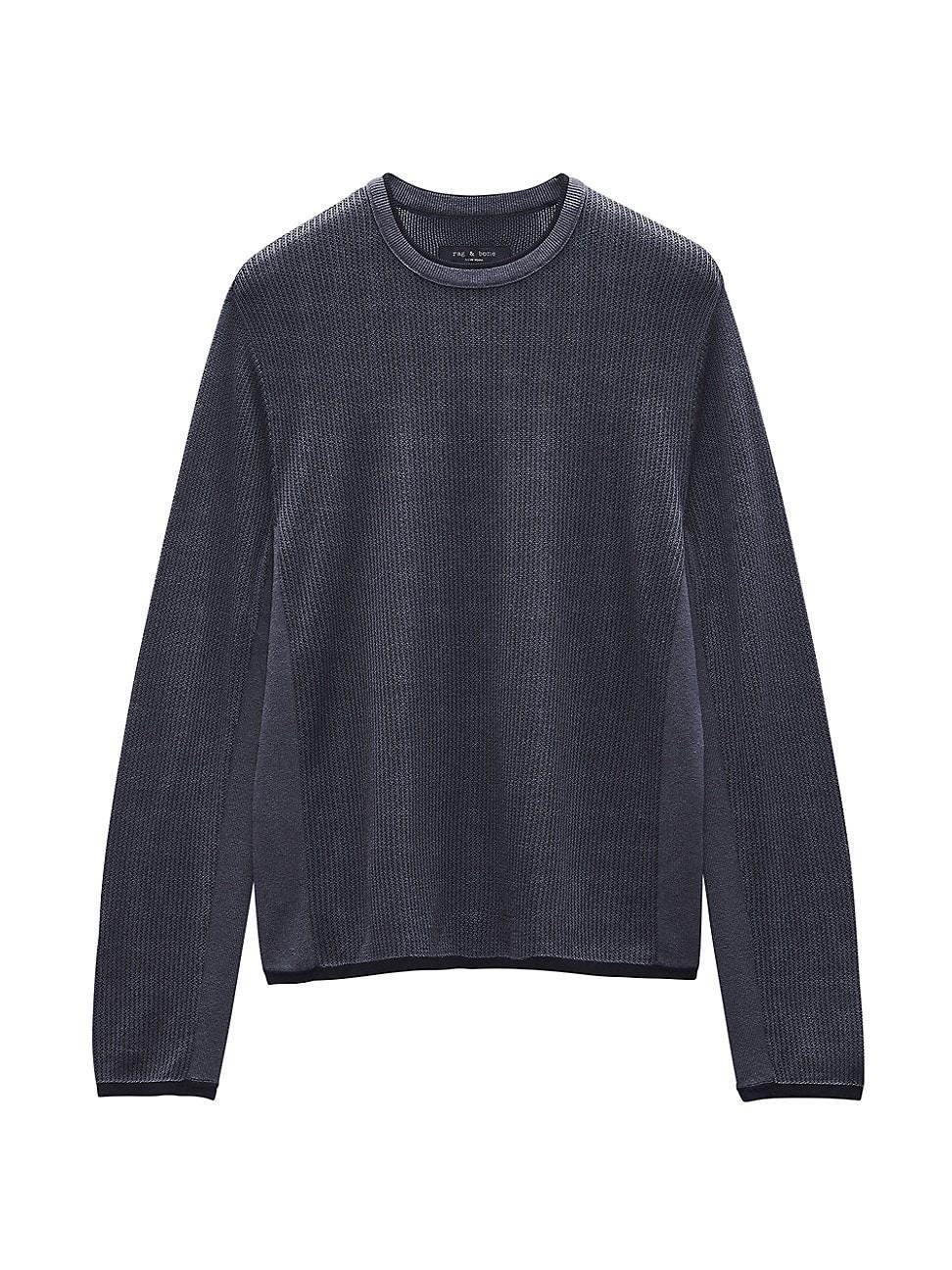 Mens Harvey Cotton-Blend Crewneck Sweater Product Image