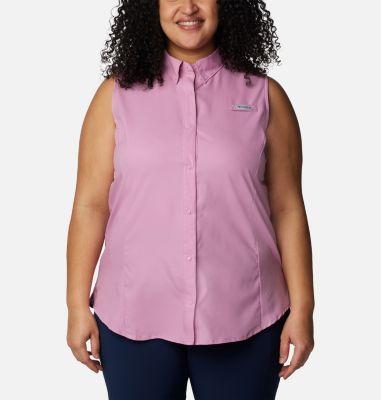 Columbia Women's PFG Tamiami Sleeveless Shirt - Plus Size- Product Image