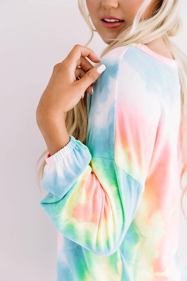 Laguna Beach Lounging Tie Dye Shift Tee Product Image