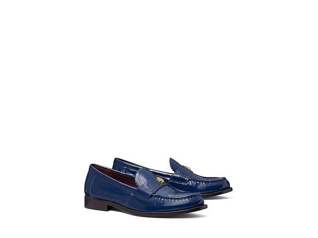 Tory Burch Classic Loafers (Midnight Navy) Women's Flat Shoes Product Image