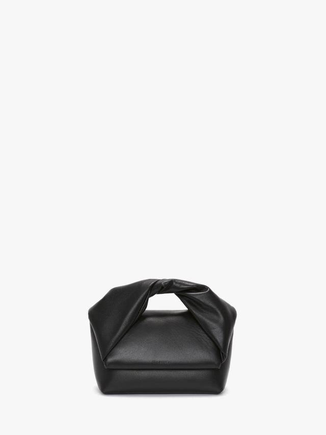 MEDIUM TWISTER - LEATHER TOP HANDLE BAG in black | JW Anderson US  Product Image