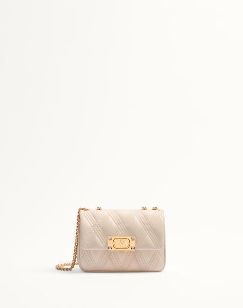 VALENTINO GARAVANI QUILTIE 67 SMALL SHOULDER BAG IN QUILTED NAPPA Product Image