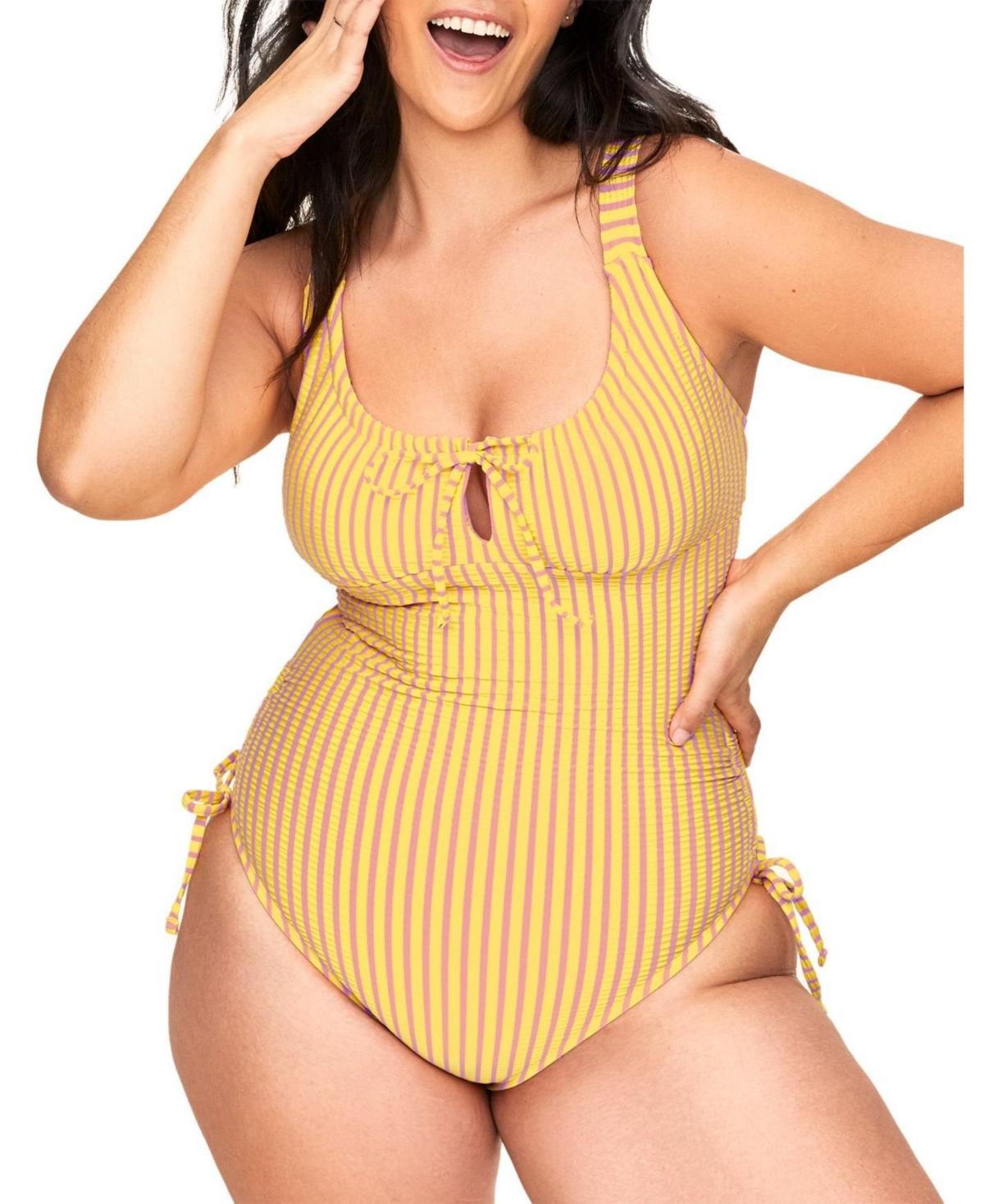 Natasha Womens Plus-Size Swimwear One-Piece Product Image