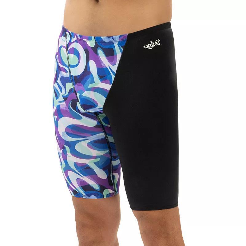 Mens Dolfin Uglies Wavy Print Jammer Swimsuit Product Image