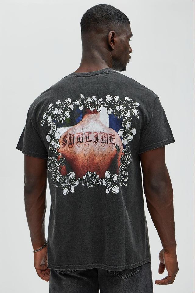 Sublime Oversized Short Sleeve Tee - Black Product Image