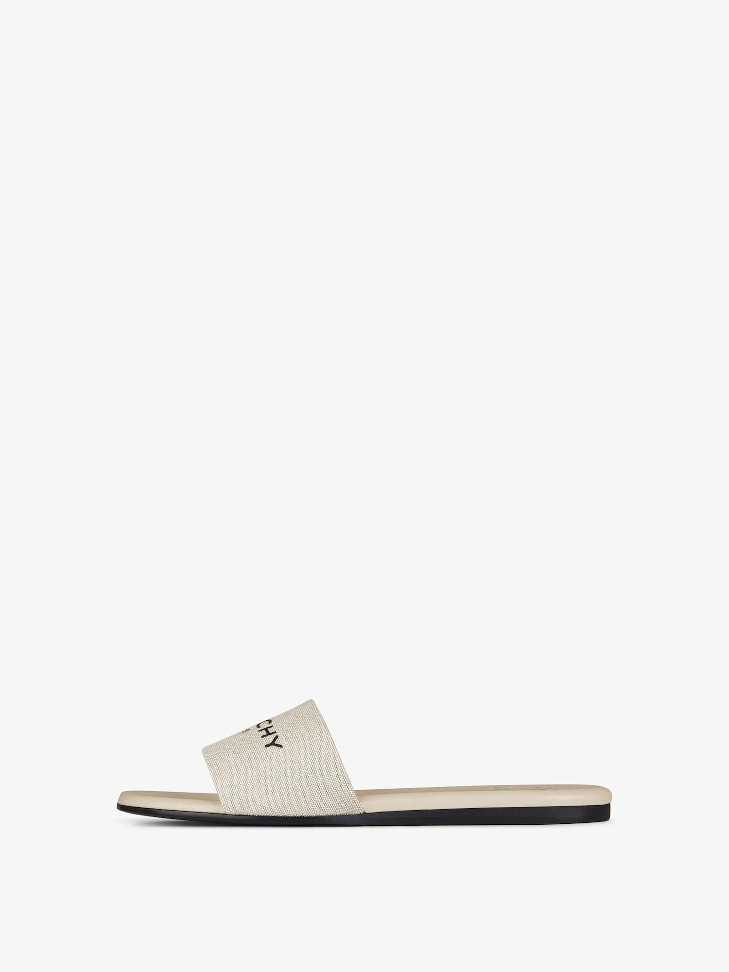 4G flat mules in canvas Product Image