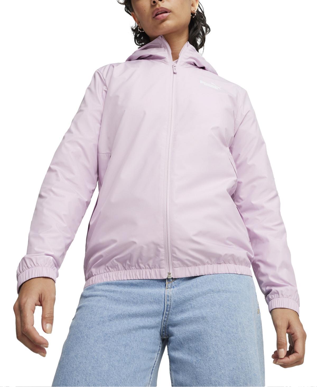 Puma Womens Essentials Hooded Windbreaker Jacket Product Image