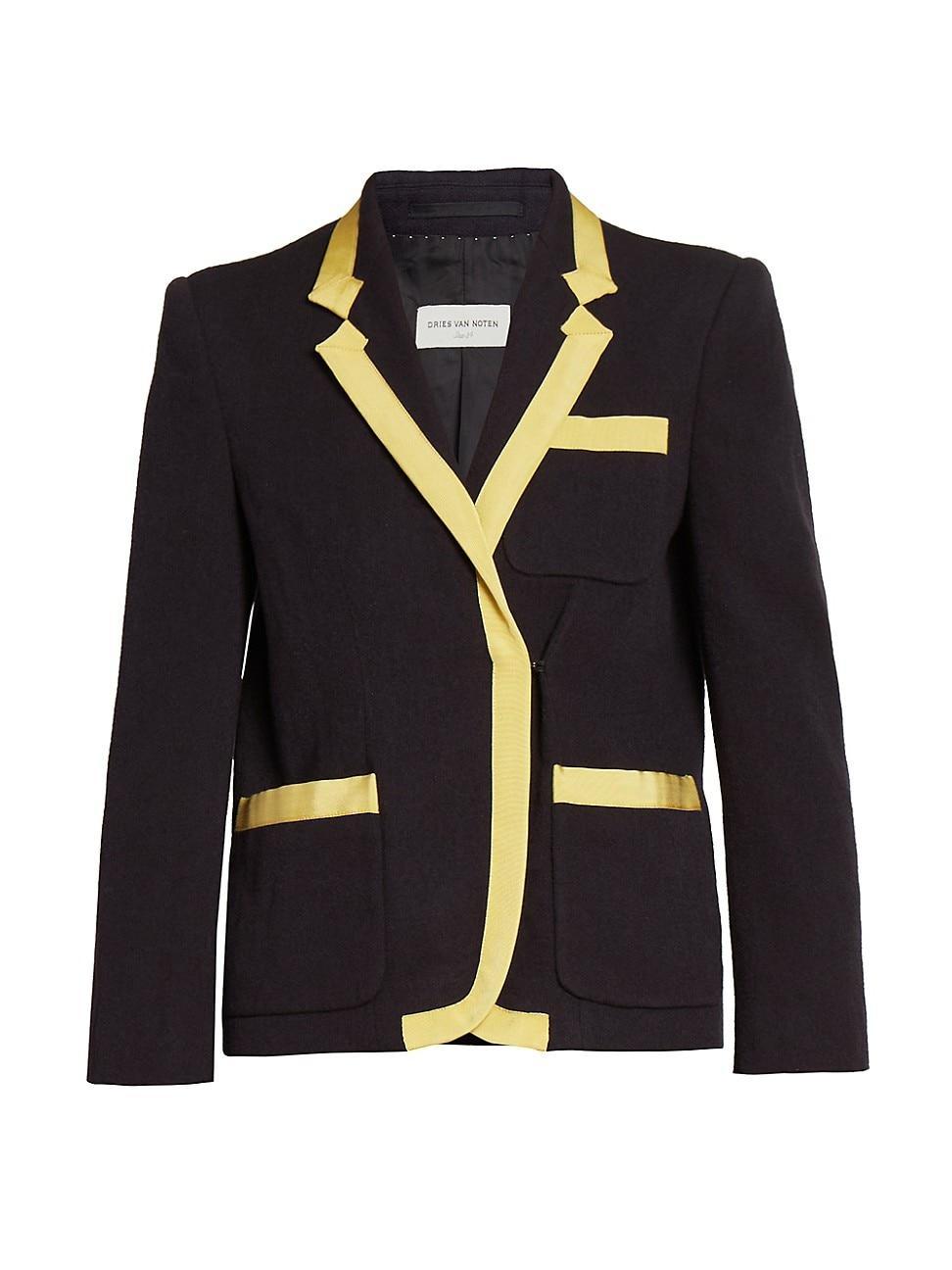 Womens Bessie Wool-Blend Tape Jacket Product Image