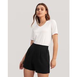 Basic And Soft Silk Shorts Product Image