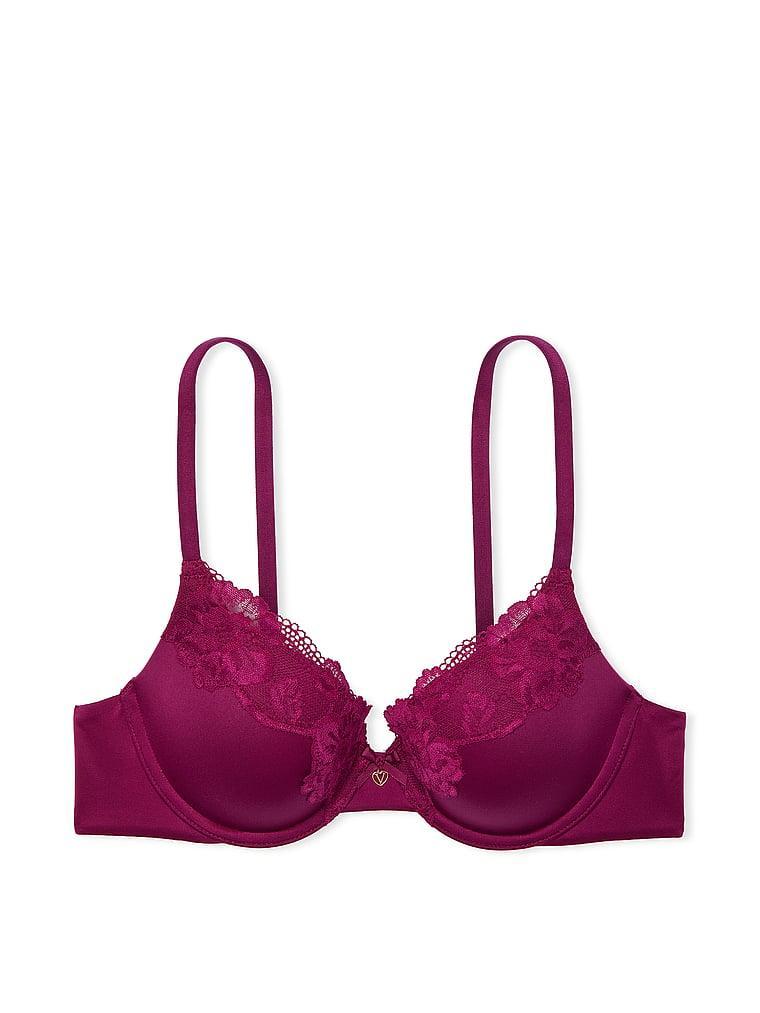 Perfect Shape Lace-Trim Push-Up Bra Product Image