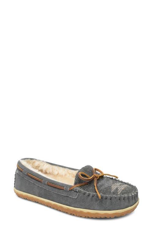 Minnetonka Womens Tilia Tribal Print Suede Moccasins Product Image