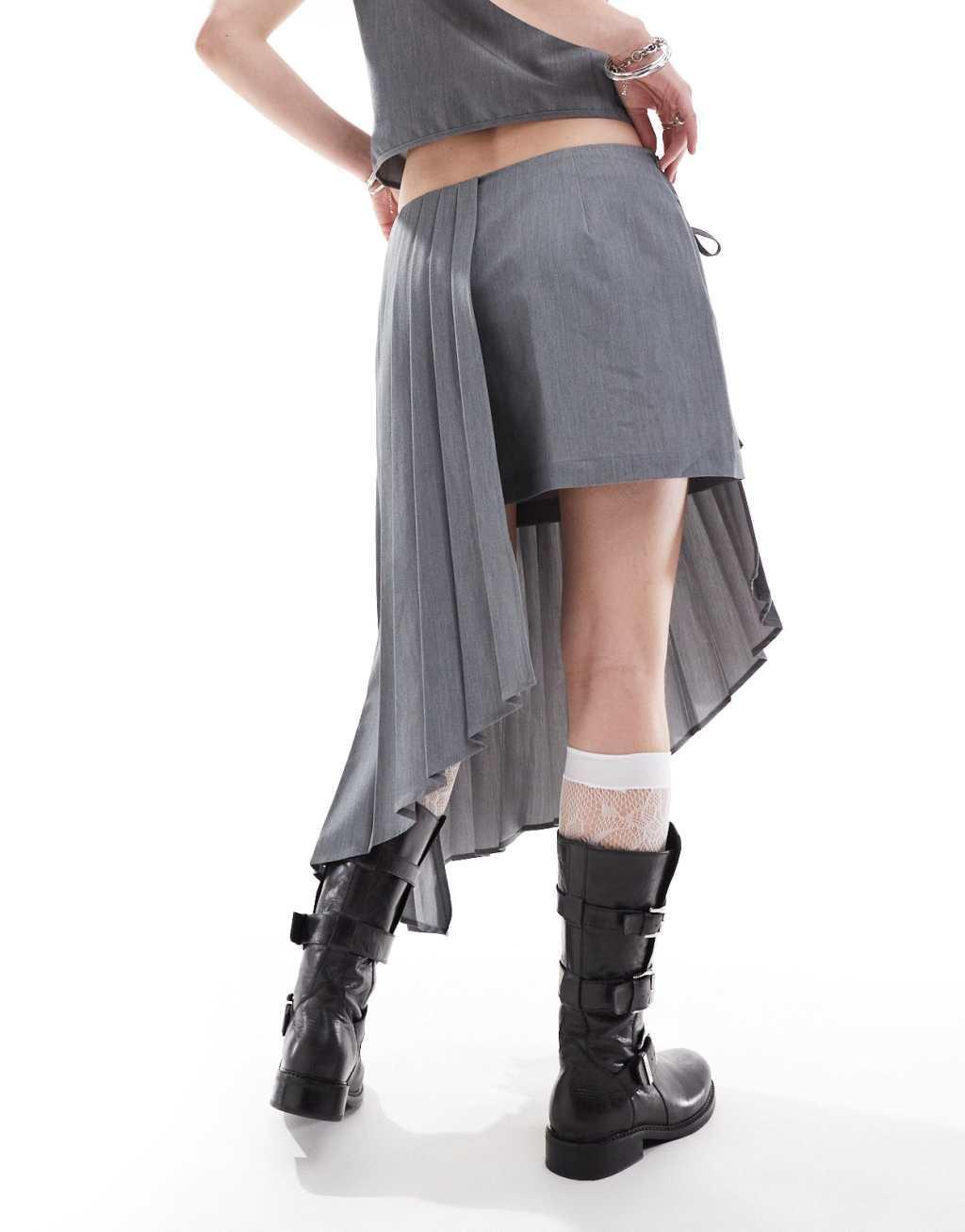 COLLUSION asymmetric pleated skirt - part of a set Product Image