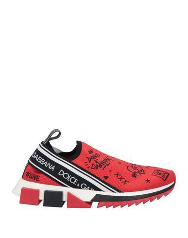 DOLCE & GABBANA Sneakers In Red Product Image