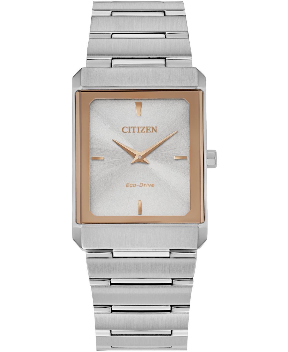 Citizen Mens 25MM Eco-Drive Two Tone Stainless Steel Bracelet Watch Product Image