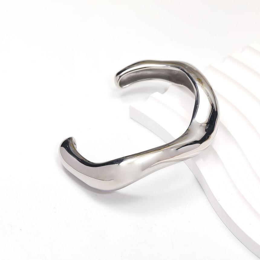 Irregular Stainless Steel Open Ring Product Image