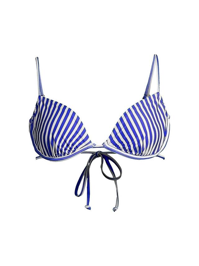 Womens Ruched Underwire Bikini Top Product Image