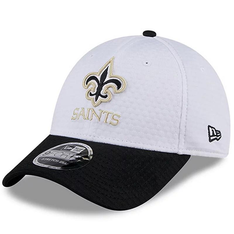 New Era Mens White New Orleans Saints 2024 Nfl Training Camp 9FORTY Adjustable Hat - White Product Image