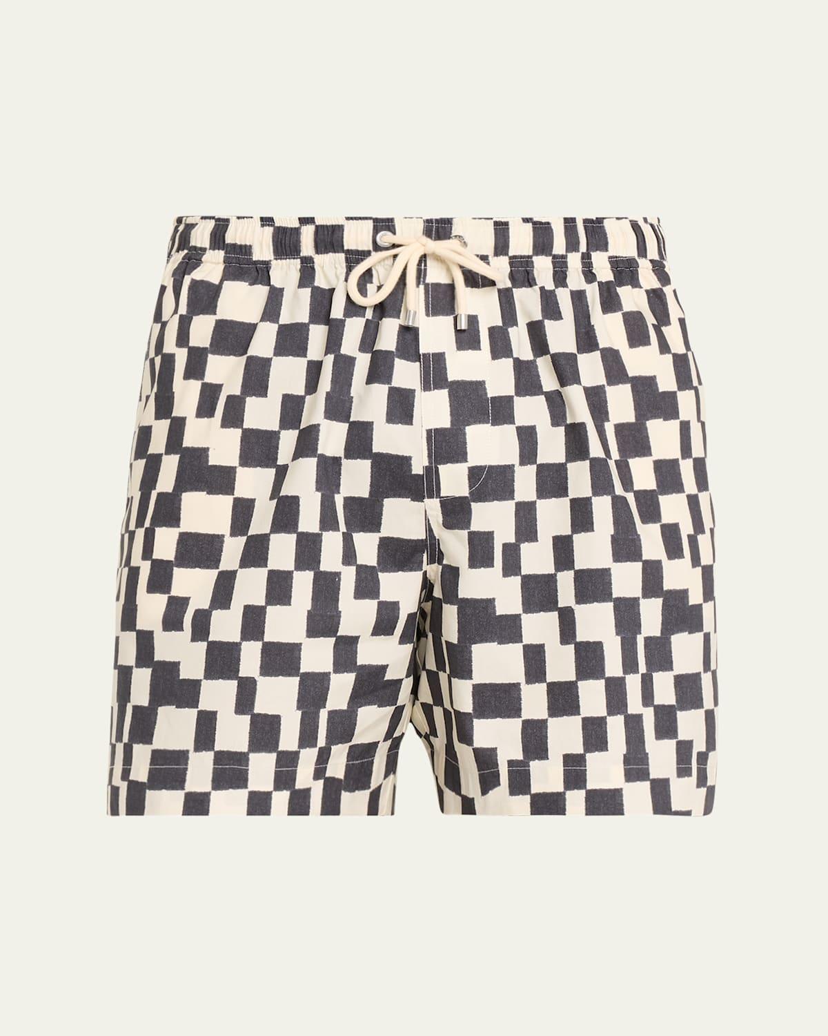 Mens Vintage-Print Shorts Product Image