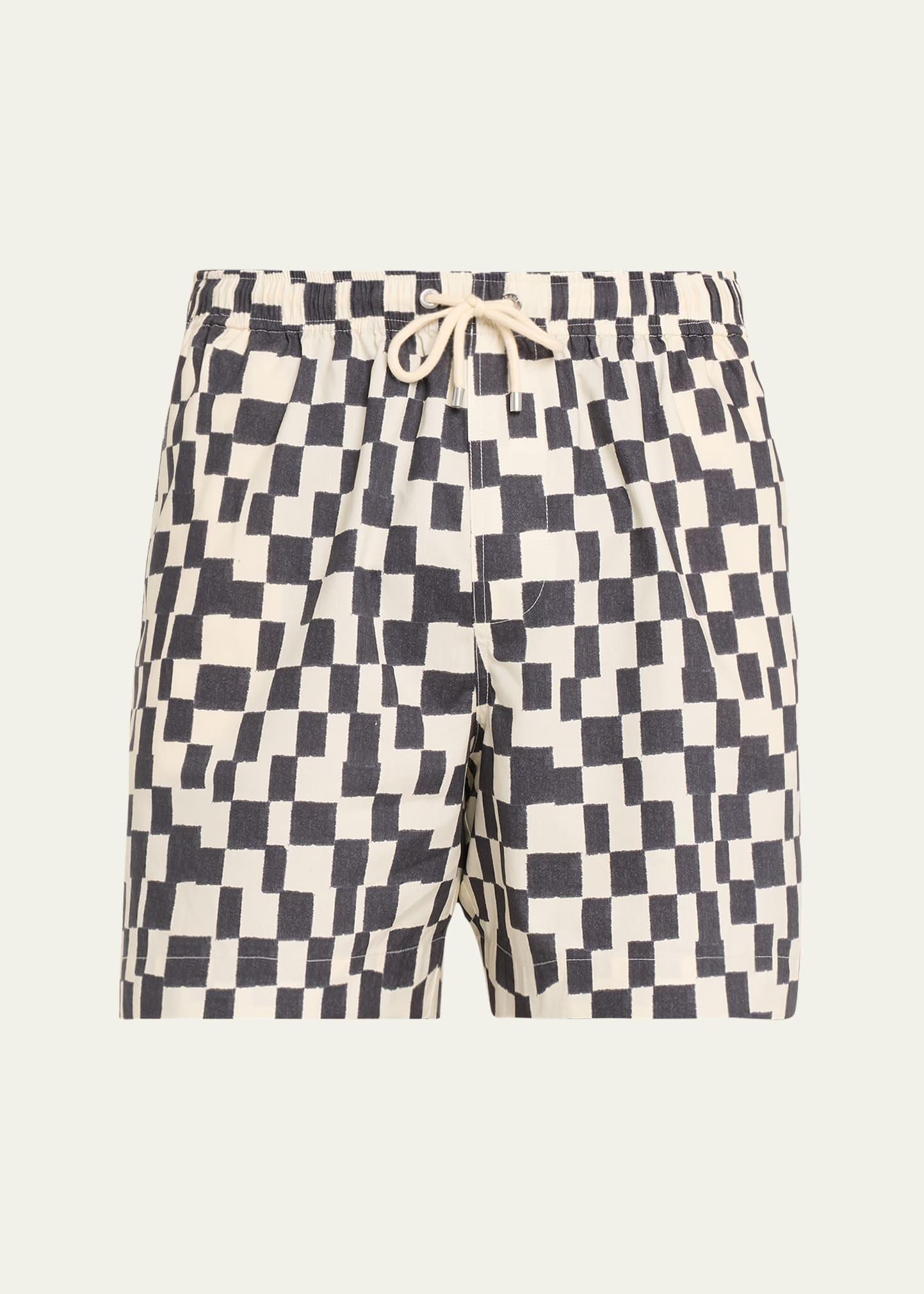 Mens Vintage-Print Shorts Product Image