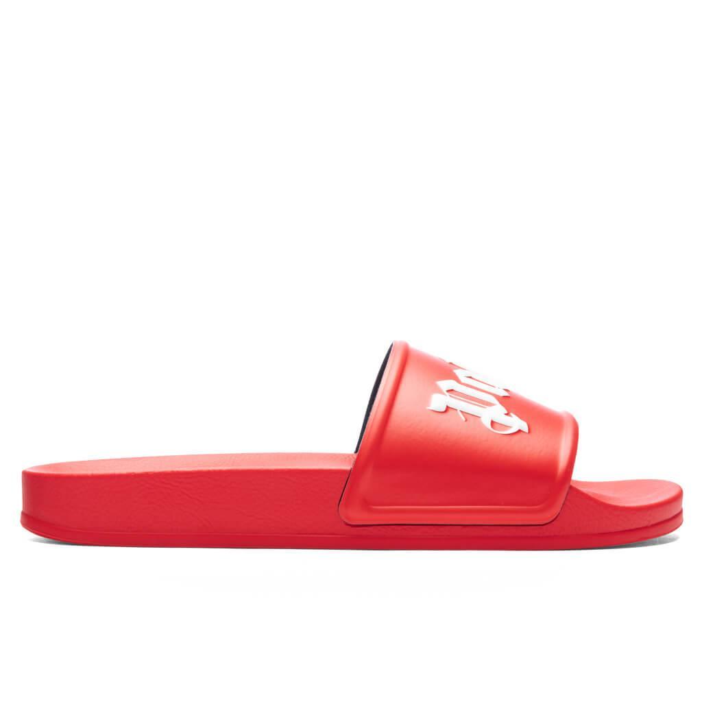 Pool Slider - Red/White Male Product Image