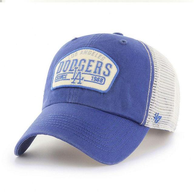 Mens 47 Royal Los Angeles Dodgers Penwald Clean Up Trucker Snapback Hat Product Image