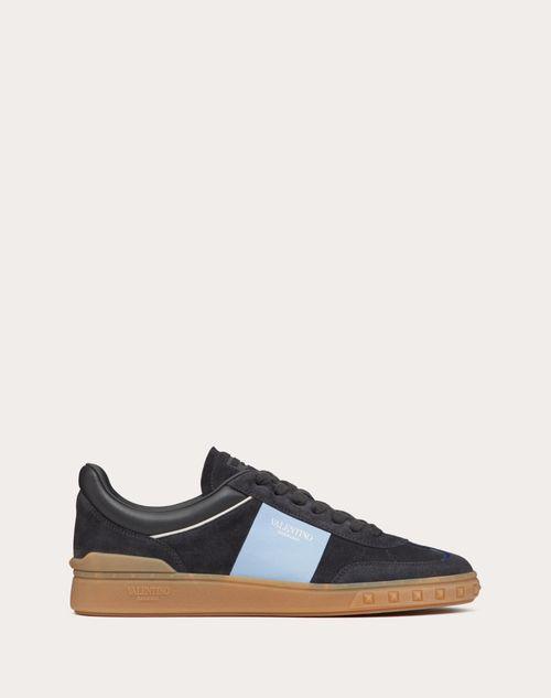 UPVILLAGE LOW TOP SNEAKER IN SPLIT LEATHER AND CALFSKIN NAPPA LEATHER Product Image