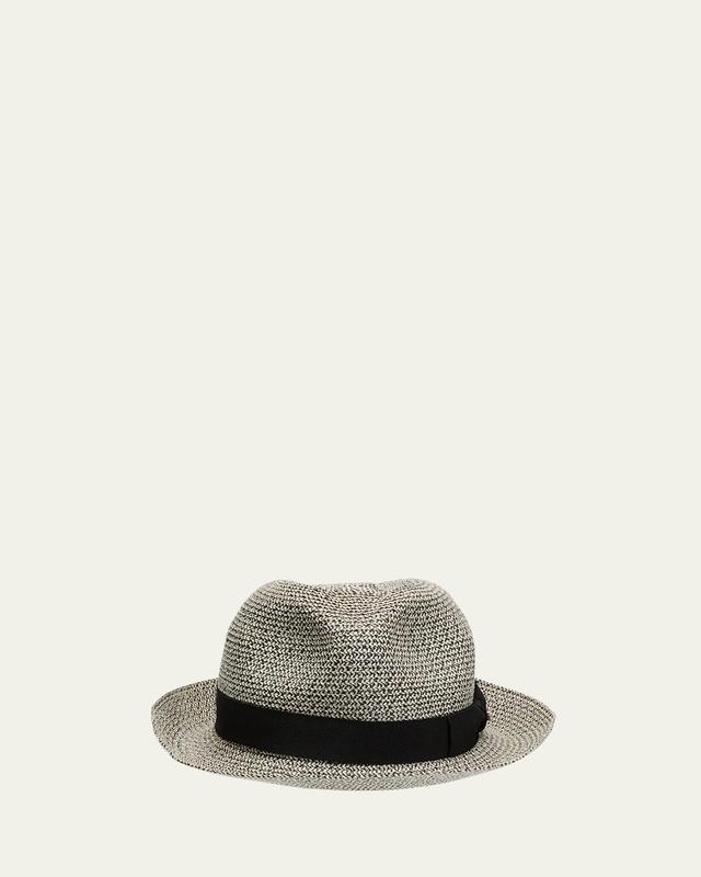 Mens Hemp Textile Fedora Hat Product Image