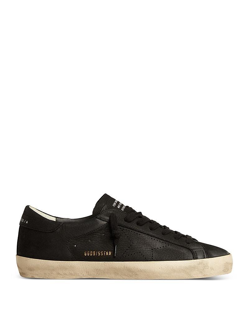 Golden Goose Mens Super-Star Lace Up Sneakers Product Image