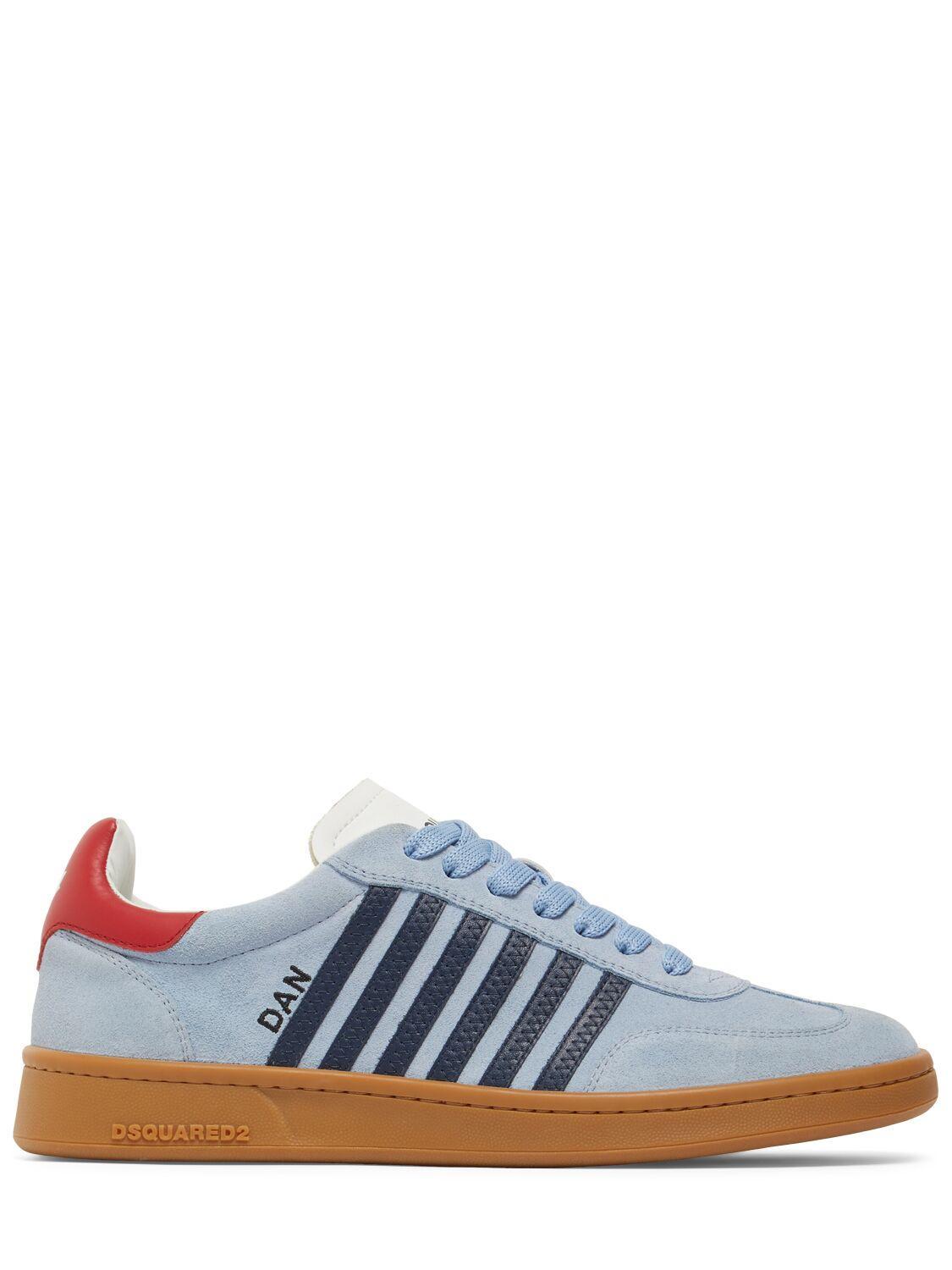 DSQUARED2 Boxer Low-top Sneakers In Blue Product Image