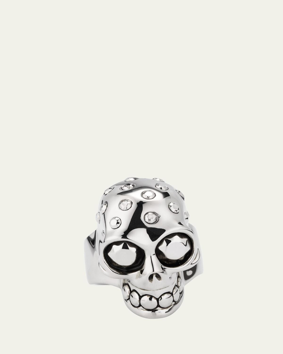 Alexander McQueen Mens The Knuckle Skull Ring Product Image