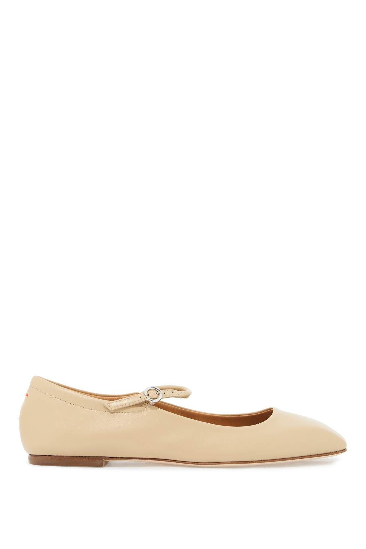 Uma Patent Leather Flats In Beige product image