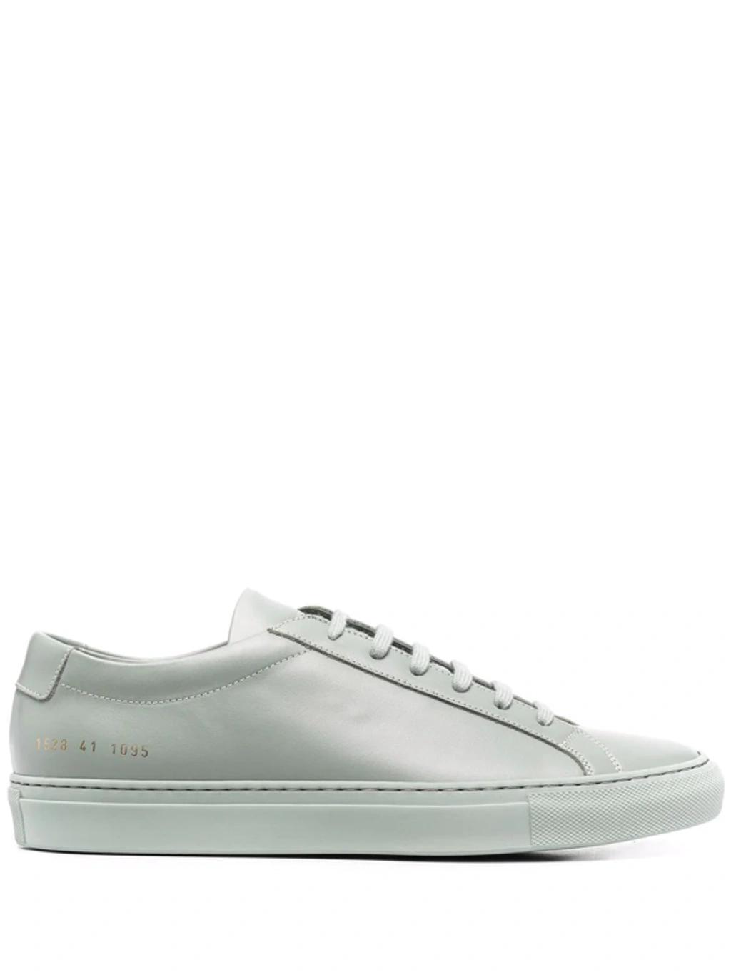 COMMON PROJECTS Original Achilles Low-top Leather Trainers In Green Product Image