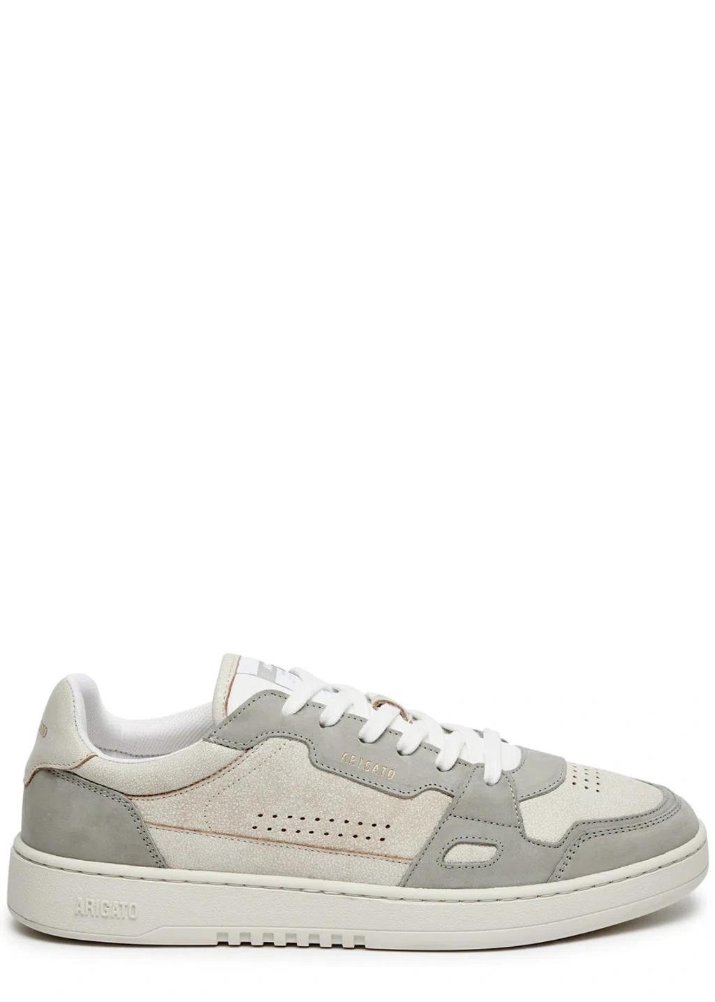 Dice Lo Panelled Leather Sneakers In Grey Product Image