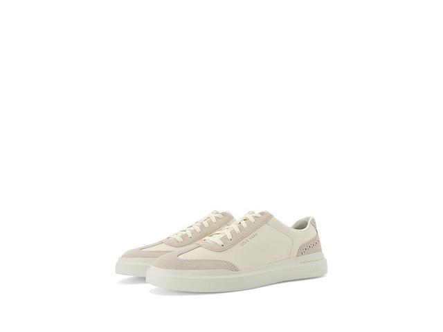 Cole Haan Grandpro Rally Canvas T-Toe Sneaker (Ivory/Silver Lining) Men's Shoes Product Image