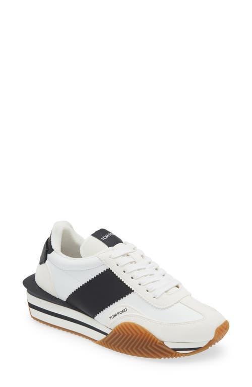 TOM FORD James Mixed Media Low Top Sneaker Product Image