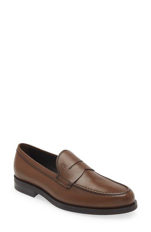 Mens Leather Penny Loafers Product Image