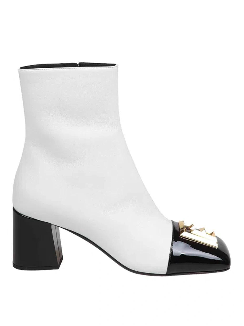 Edna Ankle  Boots In White product image