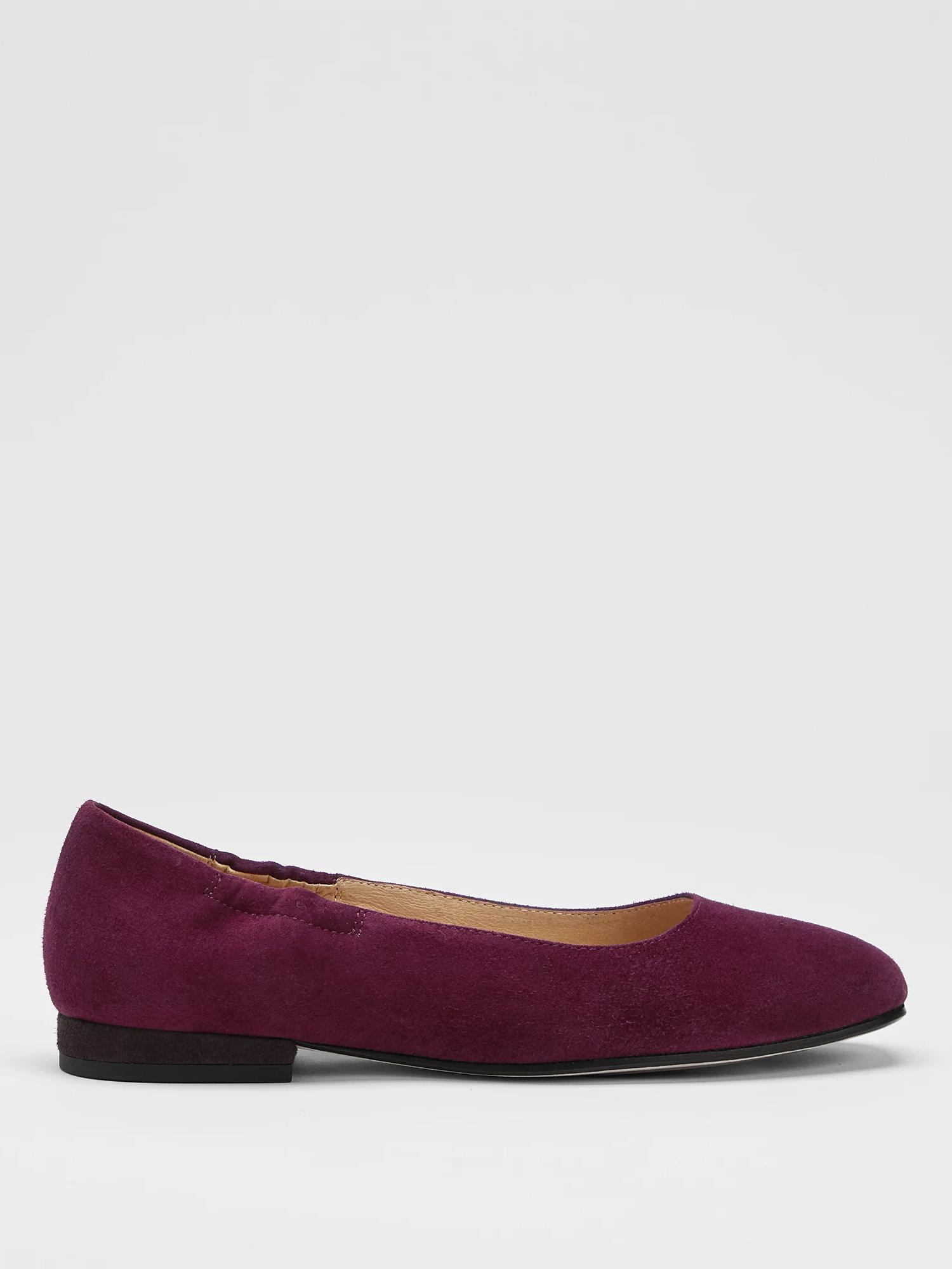 EILEEN FISHER Selle Suede Ballet Flatfemale Product Image