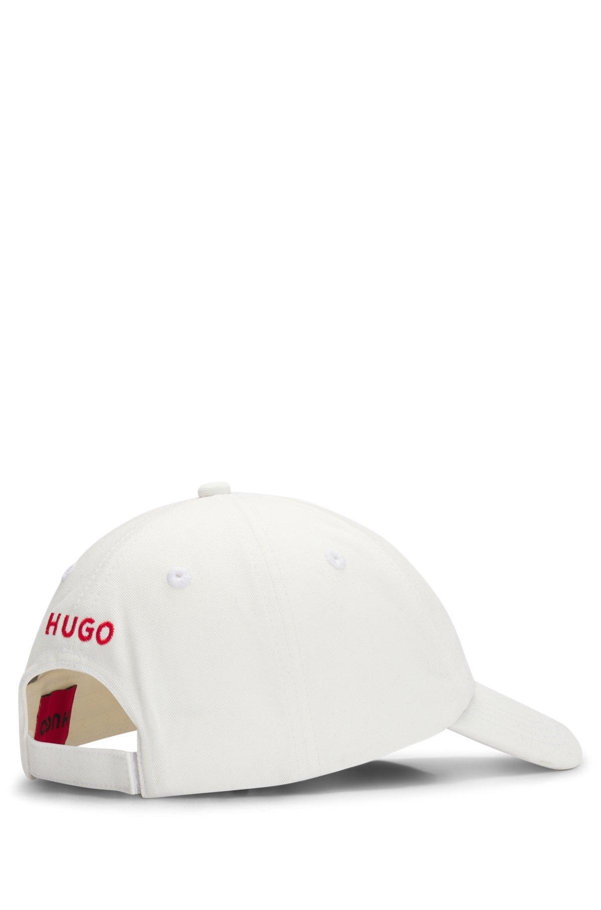 Cotton-twill cap with embroidered slogan Product Image