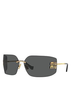 Womens 80MM Shield Sunglasses Product Image