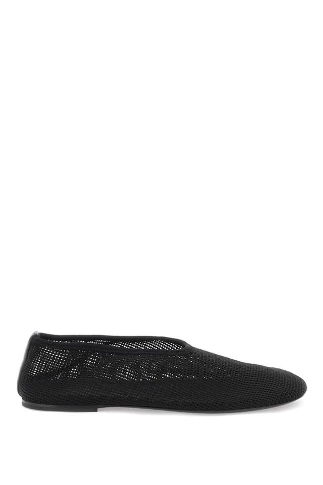 Marcy Woven Ballerina Flats In Black Product Image