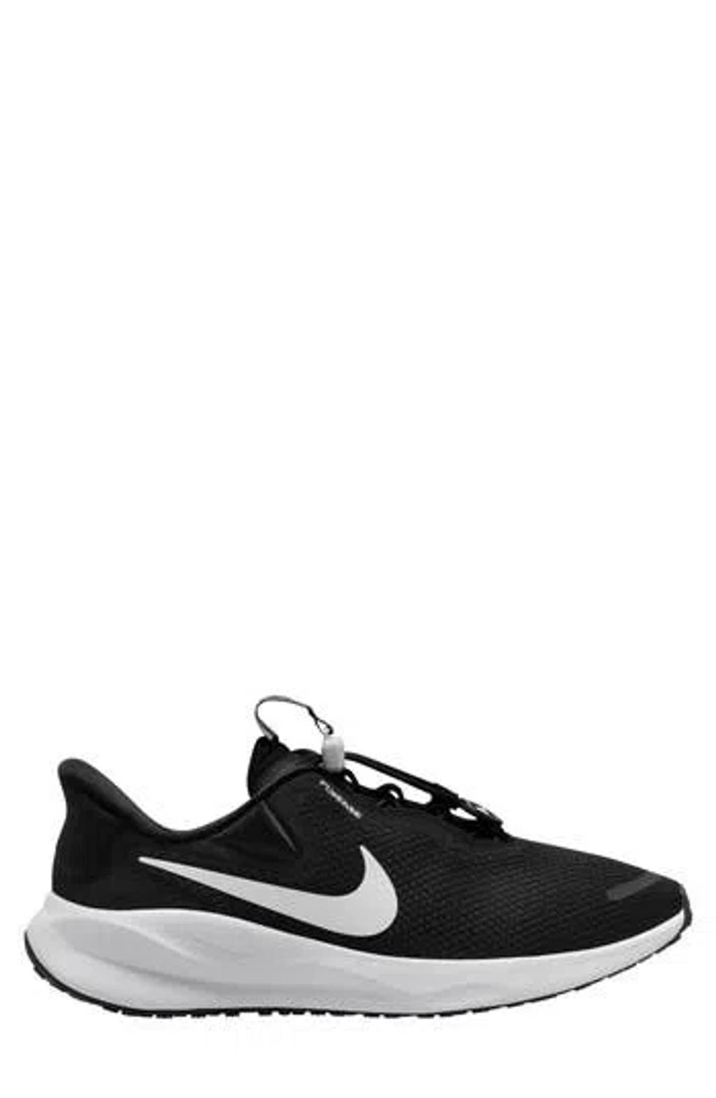 NIKE Revolution 7 Road Running Shoe In Black/white/white Product Image