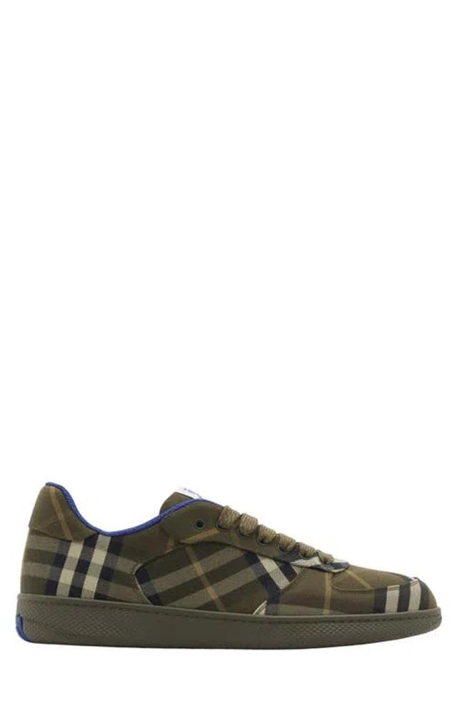 BURBERRY Check Terrace Sneakers In Heath Product Image