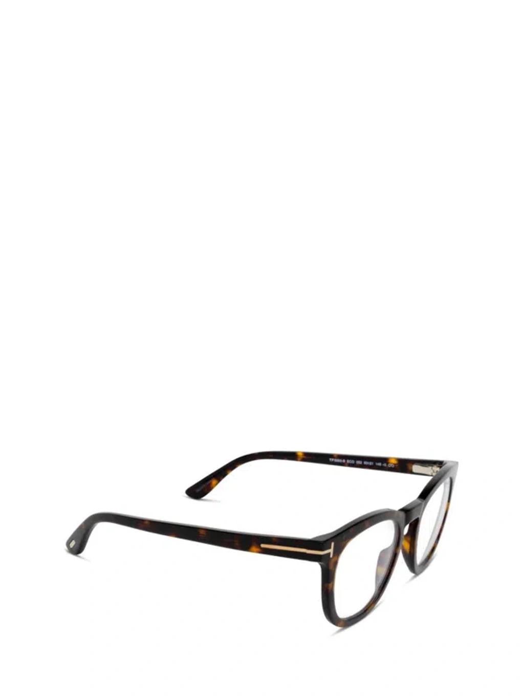 TOM FORD Round-frame Glasses In Brown Product Image